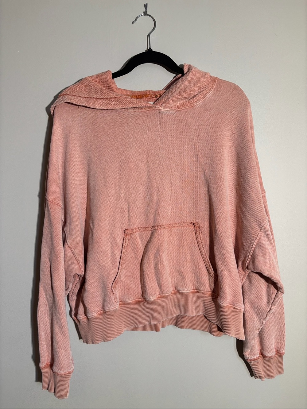 American Eagle Outfitters Dusty Pink Distressed Hoodie